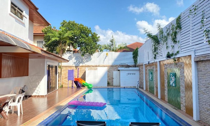 Na Kluea Villa | Jontiem beach 900m,5BR Villa,karaoke,BBQ,snooker