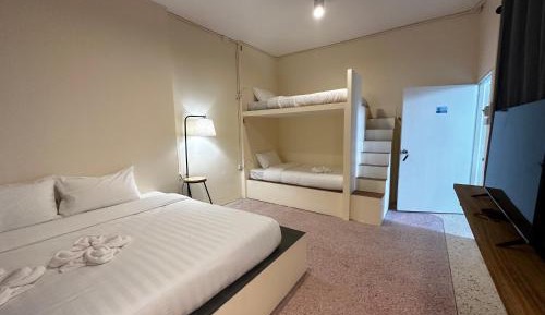 Family Room with Shared Bathroom